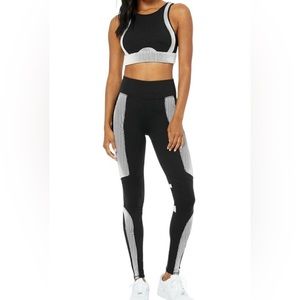 Alo High Waist Sports Bra and Leggings set